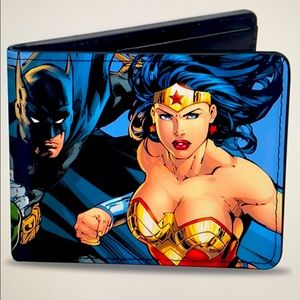 Justice League Group Action Bifold Wallet/New